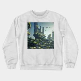 Futuristic City Crewneck Sweatshirt